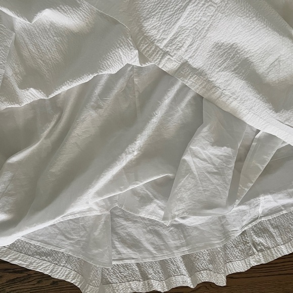 White A-Line Midi Skirt - Picture 4 of 6